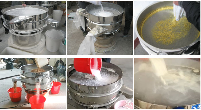 豆?jié){振動(dòng)篩可適用于化工行業(yè)、食品行業(yè)、冶金礦業(yè)、公害處理等行業(yè)