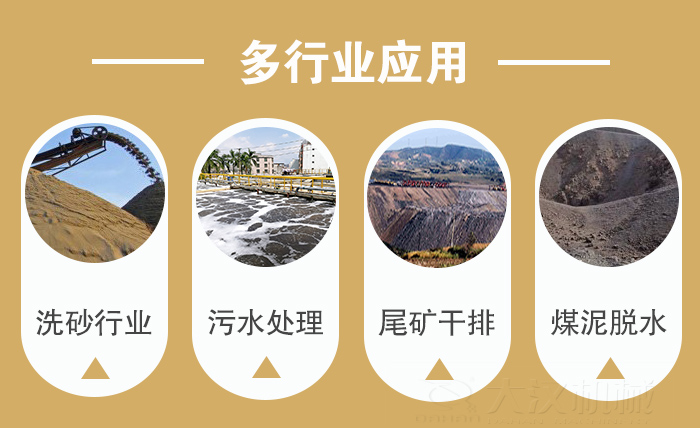 礦用直線振動(dòng)篩適用行業(yè)：洗砂行業(yè)，污水處理，尾礦干排，煤泥脫水。