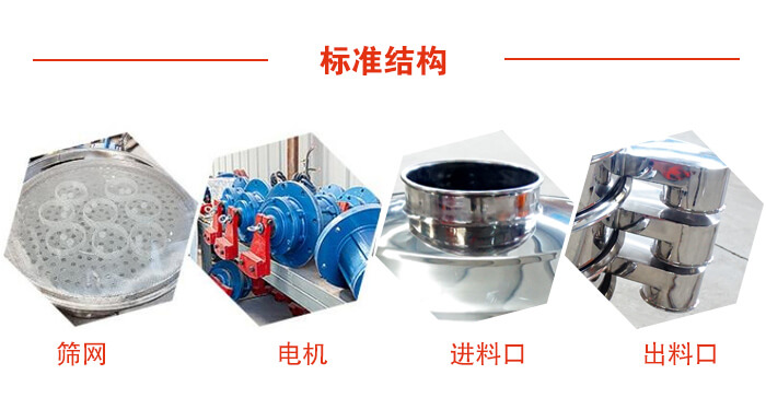 標(biāo)準(zhǔn)篩，篩網(wǎng)，電機(jī)，進(jìn)料口，出料口