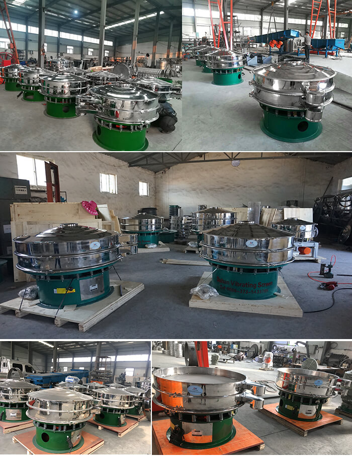 展示廳展示旋振篩，批量展示不銹鋼振動篩，包裝氣體保護(hù)振動篩，批量展示碳鋼旋振篩